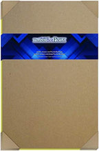 50 Sheets Chipboard 24pt (Point) 12 X 18 Inches Light Weight Large|Poster Size .024 Caliper Thickness Cardboard Craft Packaging Brown Kraft Paper Board by ThunderBoltPaper