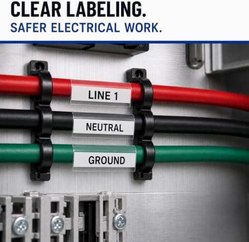 M21-1000-427 Self-Laminating Wire Labels for M210/M211/BMP21, 1'' x 14' - Image 7