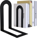 Chunful 18 Pcs Black Metal BookEnds Shelves, 7.5 x 5.75 x 3.5 in by Chunful
