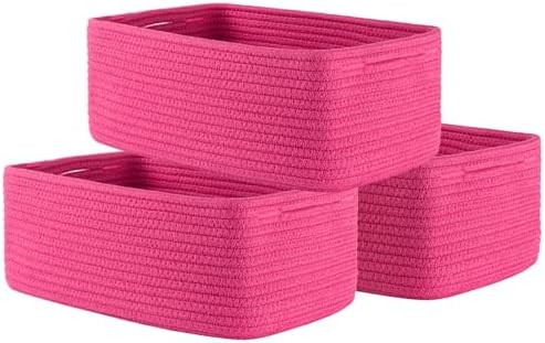 KALLAX Small Woven Storage Basket for Organizing, 13.5x9.5x5 inches, 3 Pack by KALLAX