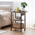 Lerliuo 3-Tier Printer Stand with Charging Station, Rolling Printer Table - Image 4