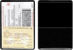 STORE SMART - Black-Back Auto Insurance & ID Card Holders - 300 Pack - RFS20-BK-300 by StoreSMART