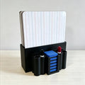 Whiteboard Holder and Organizer for Classroom for 6 Lapboards 9x12、Black by Falnvita