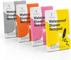 4 Pack Waterproof Shower Notepad, Stone Paper Pad with Pencil & Holder by NotaCogitatio