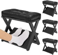 Adjustable Foot Rest Under Desk at Work, Wooden Footrest by HOMELYSTBO