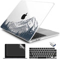 Batianda Case for MacBook Air 13.6" 2026 M5 M4 M3 M2 Chip, Snow Mountain by Batianda