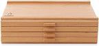 7 Elements 4 Drawer Wooden Artist Storage Supply Box for Pastels, Pencils, Pens, Markers, Brushes and Tools - Image 6