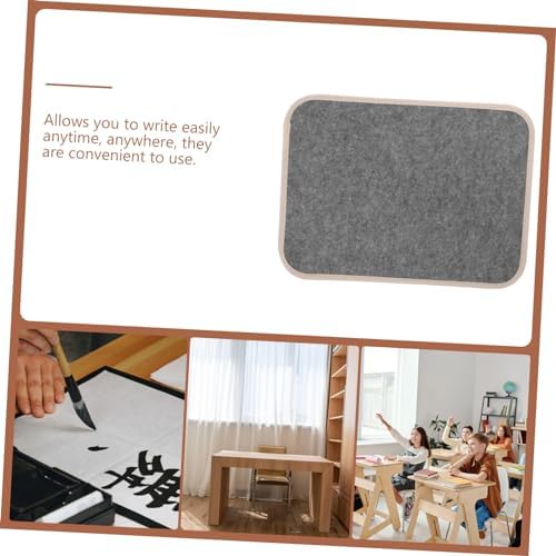 Uonlytech 3pcs Chinese Calligraphy Mat Thick Felt Desk Pad for Students Drawing and Writing Cushion Ink Absorbent Protector for Art and Calligraphy Practice - Image 4