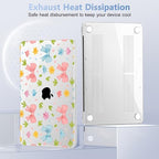 4-in-1 Hard Case for MacBook Neo 13 (A3404), Bow Ribbon & Flower - Image 4