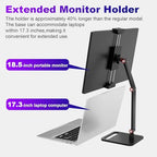 Portable Monitor Stand for Desk 15.6"17.3"18.5",Tablet / iPad Stand - Image 4