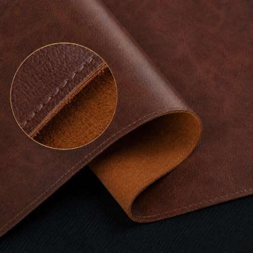Leather Desk Mat & Mouse Pad - Desk Blotter Large 31.5X 15.8in - Image 4