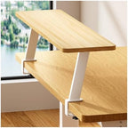 Desktop Clip-On Shelving Unit, 32in Single-Tier Overhead by Unknown