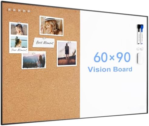 ARCOBIS Cork Board White Board Combo by ARCOBIS