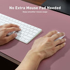 Aothia Faux Leather Desk Mat - Non-Slip PU Leather Desk Blotter, Waterproof Writing Surface, Large Desk Pad for Office & Home (Dark Pink, 55" x 17") - Image 4
