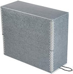 Lineco Archival Document Storage Box, 12.5" x 10.5" x 5", Gray - Image 5