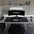 Gamer Boss - Gaming Mouse Pad - 60 x 30 Inches - 4mm Thick with Stitched Edges, Non-Slip Rubber Base, Premium Cloth Mousepad, Desk Mat for Laptop, Keyboard, Computer & PC (Giga, Black) - Image 3