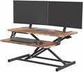 VIVO Rustic Vintage Brown 32 inch Standing Desk Riser, DESK-V000SN by VIVO