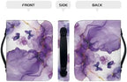 Bible Cover for Women Men Purple Marble Butterfly Pattern Bible Carrying Book Case with Handle Bible Bags Tote Bible Accessories Book Covers Church Bag - Image 3