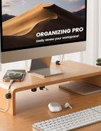 Lamicall 12Pack Rotating Cord Organizer, Desk Office Nightstand Accessories - Image 3