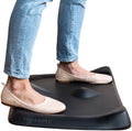 Standing Desk Mat - Topo Mini by Ergodriven | The Smaller Not-Flat Anti-Fatigue Standing Desk Mat with Calculated Terrain | Ultra-Thick Premium Comfort Foam, Durable, No PFAs or PVC | Obsidian Black by Ergodriven
