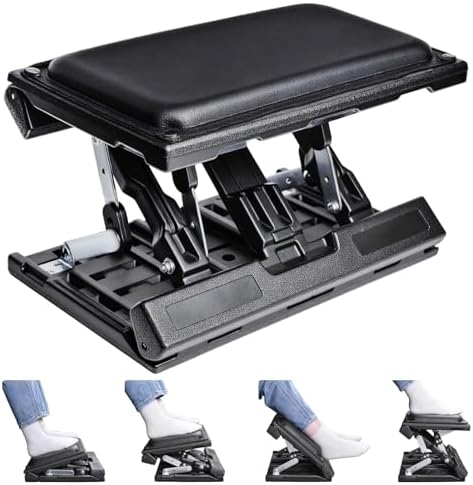 Adjustable Foot Rest Under Desk for Office,Home, Gaming & Study by Scalebeard