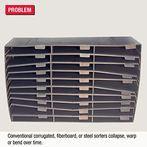 Ultimate Office TierDrop Desktop Organizer, 24 Compartment Sorter, 3-Wide - Image 2