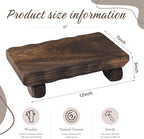 Briwooody Wood Riser Pedestal Stand for Kitchen Counter, 12 x 7 Inch - Image 2