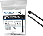 Kable Kontrol Fuel Hose Zip Ties, 4 Inch 35,000 Pcs, 18 Lbs Test – Black by KABLEKONTROL%C2%AE