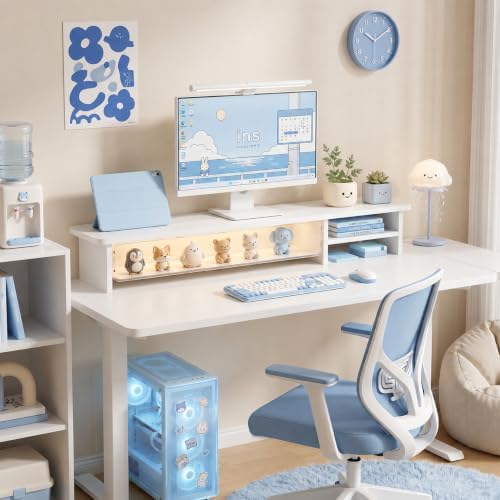 Fenge Monitor Stand with Acrylic Display Drawer for Figures & Collectibles - Image 6