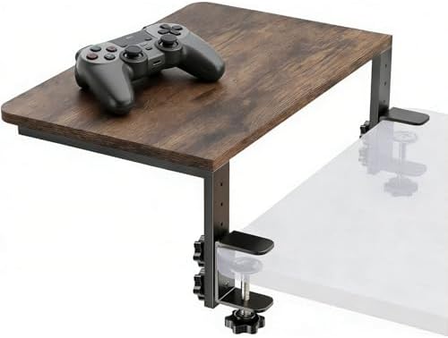 Clamp-On Desk Extender, 15 x 9.5 Inch Monitor Riser by FEOKUMO