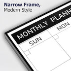 Dry Erase Calendar with Cork Board for Wall | 24"x18" Whiteboard Calendar with Aluminium Alloy Frame, Magnetic Monthly Wall Calendar for Home Office Planner Memo - Image 3