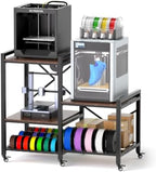 Sturdy 3D Printer Stand with Filament Storage, Heavy Duty 3D Printer Table by Bloazzup