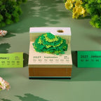 2027 3D Paper Carving Desk Calendar With LED Light - Image 2
