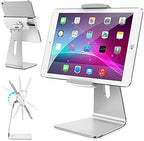 AboveTEK Elegant Tablet Stand, Aluminum iPad Stand Holder, Desktop Kiosk POS Stands for 7-15.6 inch iPad/Portable Monitor, Tablet Mount for Showcase Office Reception Countertop by AboveTEK