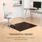 Anji Mountain 48" x 42" Bamboo Office Chair Mat for Carpet & Hardwood Floor - Image 3