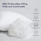 MIULEE 13x21 Inch Throw Pillow Insert for Couch Sofa Bed - Image 3