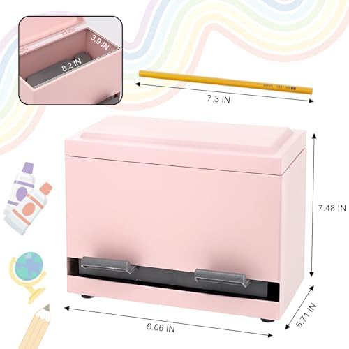 Pencil Dispenser for Classroom & Pencil Holder for Desk with 5 PCS Stickers - Image 4