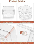 SMARTAKE 20-Piece Drawer Organizer with Non-Slip Silicone Pads, 7-Size - Image 5