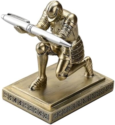 Knight Pen Holder Desk Organizers and Accessories as Gift Copper by Amoysanli