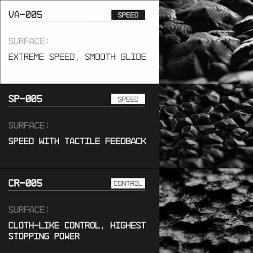 Wallhack VA-005 Glass Gaming Mouse Pad – Speed Surface, Large Mousepad for Esports, Smooth Low-Friction Glide, Tempered Glass, Ergonomic Low Profile, Durable & Portable with Carry Case | Vapour Black - Image 4