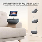 elitehood Adjustable iPad Pillow Stand for Lap, Soft Cushion Lap Beanbag - Image 4