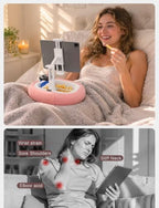 TAZENI Kindle Tablet Pillow Stand Accessories for Bed Reading, with 3 Trays - Image 4