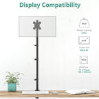 WALI Tall Monitor Arm Mount for Desk for 13-38 inch Screens, up to 22lbs - Image 2