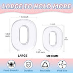 13.8" Extra Large Acrylic Number Charcuterie Board Box, Reusable Fillable Number Cake Candy Dish Display Serving Tray for Birthday Anniversary Party Decoration (0) - Image 2