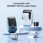 NIIMBOT M2/M3 Thermal Transfer Labels 1.57''x1.18'', for M2/M3 Label Maker, PET Material, Waterproof and High-Temperature Resistance, Long Storage Time, Clear Label Tape(40x30mm-225) (Pack of 3) - Image 6