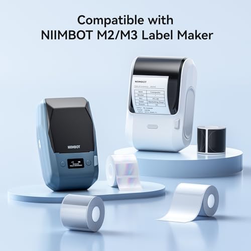 NIIMBOT M2/M3 Thermal Transfer Cable Labels 0.98''x3.07'', for M2/M3 Label Maker, PET Material, Waterproof and High-Temperature Resistance, Long Storage Time, White(25x78mm-90) (Pack of 4) - Image 6