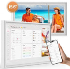 15.6 Inch Digital Calendar Wall Touch Screen, Smart Family Calendar & Chore Chart for Kids, 1080P Full HD Electronic Planner, Digital Picture Frame, Wall & Desk Mountable by EHFiDC