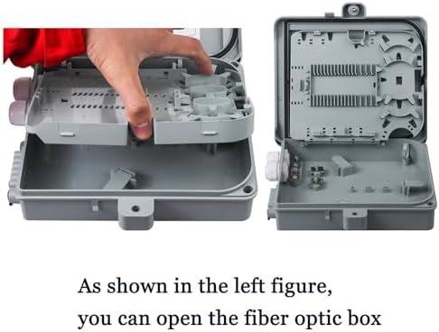 12 Port LC OS2 Fiber Distribution Box Fiber Optical Terminal Box - Image 4