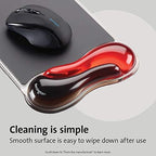 Kensington Duo Gel Mouse & Keyboard Wrist Rest Bundle Set, Ergonomic Keyboard and Mouse Pad With Wrist Support, Keyboard Wrist Rest, Computer Keyboard Pad, Cooling Gel, Non-Skid Backing, Red K50036WW - Image 5