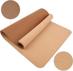 Large Cork Office Desk Mat, Dual-Sided Cork Leather Mouse and Keyboard Pad, Non-Slip Easy Clean Home Computer Mat Accessories(LightGreen,90x45cm) - Image 2